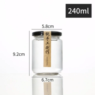 Hũ lọ tròn thủy tinh nắp thiếc 100-1.000ml - Đựng thực phẩm tiện lợi, chỉ 10.000đ 8