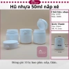 Hũ Nhựa 50ml Nắp Xé (10 hũ) – Đựng Kem, Sáp, Mỹ Phẩm Mini Tiện Lợi Giá 42.000 VND