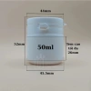Hũ Nhựa 50ml Nắp Xé (10 hũ) – Đựng Kem, Sáp, Mỹ Phẩm Mini Tiện Lợi Giá 42.000 VND 2
