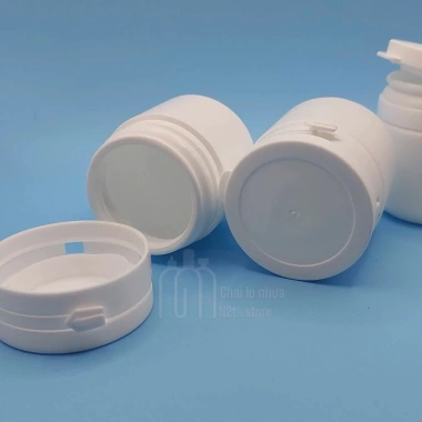 Hũ Nhựa 50ml Nắp Xé (10 hũ) – Đựng Kem, Sáp, Mỹ Phẩm Mini Tiện Lợi Giá 42.000 VND