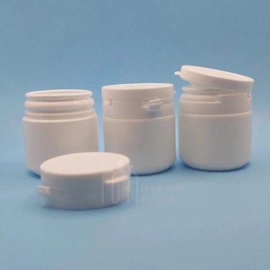 Hũ Nhựa 50ml Nắp Xé (10 hũ) – Đựng Kem, Sáp, Mỹ Phẩm Mini Tiện Lợi Giá 42.000 VND