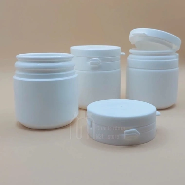 Hũ Nhựa 50ml Nắp Xé (10 hũ) – Đựng Kem, Sáp, Mỹ Phẩm Mini Tiện Lợi Giá 42.000 VND