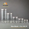 Hũ nhựa đựng thực phẩm, mỹ phẩm nắp nhôm bạc 100ml-1.500ml giá 3.500đ