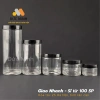 Hũ nhựa nắp đen đa năng đựng thực phẩm, mỹ phẩm 3ml-1.500ml - Giá chỉ 2.499₫