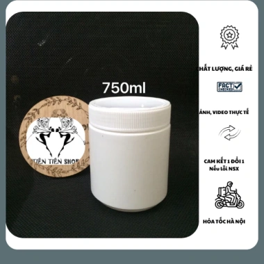 Hũ nhựa trắng đục HDPE đa năng đựng kem, bột, thực phẩm - Tiện lợi, an toàn, giá 10.000 VND tại tientienshop 8 Hũ nhựa trắng đục HDPE đa năng đựng kem, bột, thực phẩm - Tiện lợi, an toàn, giá 10.000 VND tại tientienshop 8