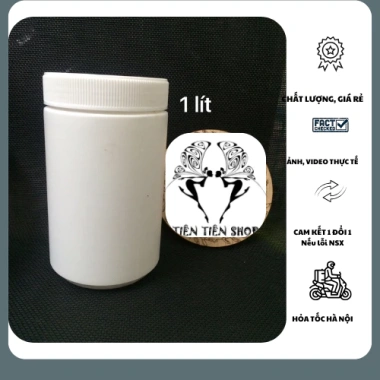 Hũ nhựa trắng đục HDPE đa năng đựng kem, bột, thực phẩm - Tiện lợi, an toàn, giá 10.000 VND tại tientienshop