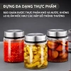 Hũ Thủy Tinh Borosilicate Nắp Inox 304 Đựng Thực Phẩm Kín Khí Không ẩm mốc 55.000đ 2
