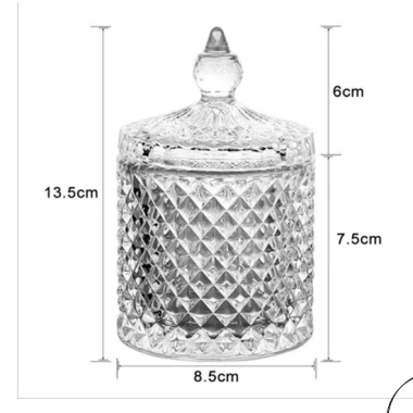 Hũ thủy tinh đa năng Họa Tốc - Đựng mứt, hạt, hoa quả, nến, mứt Tết, giá 32.000 VND 10