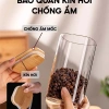 Hũ Thuỷ Tinh Đựng Gia Vị TOSUDO Nắp Gỗ Tre Kín Khí Borosilicate An Toàn 26k 2