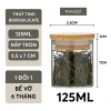 Hũ thuỷ tinh nắp gỗ tre chịu nhiệt, đậy kín thực phẩm, dung tích lớn PHALEDO 8