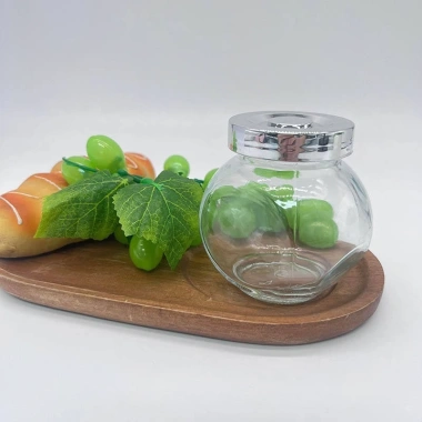 Hũ Thủy Tinh Nghiêng Nắp Xi Bạc 50‑380ml Đựng Bánh Mứt, Gia Vị, Đồ Khô, Kẹo Tết – Sang Trọng, Giá 8.000đ 7