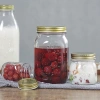 Hũ thủy tinh tròn miệng rộng 500ml hoa văn nổi, nắp nhôm xoáy vặn - Giá chỉ 20.400₫ 2
