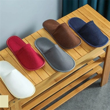 Huleqi Dép dùng một lần dày cho phòng vệ sinh di động - Phù hợp khách sạn