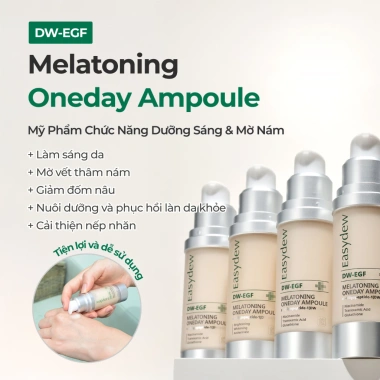 Huyết Thanh Mờ Nám & Tàn Nhang - Easydew DW-EGF Melatonin Ampoule 10ml/15ml Giá 605k 2