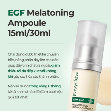 Huyết Thanh Mờ Nám & Tàn Nhang - Easydew DW-EGF Melatonin Ampoule 10ml/15ml Giá 605k 8
