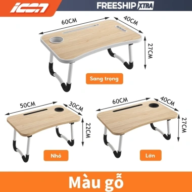 ICON Bàn gấp mini đa năng cho trẻ – Bàn ngồi mặt đất, Bàn máy tính, Chỉ 66.000₫