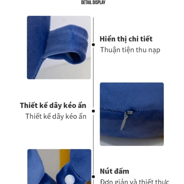 ICON Gối kê cổ giảm đau, ngăn mệt mỏi, hỗ trợ giấc ngủ thoải mái – Giá chỉ 68.049₫ 7