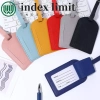 INDEX LIMIT Máy Bay Vali Tag Nhiều Màu Sắc Da PU Phù Hợp Check-in Du Lịch Ngày Lễ