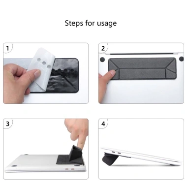 Inovagen Giá đỡ laptop và tablet da PU, gập gọn, điều chỉnh độ cao, chỉ 184.800 VND