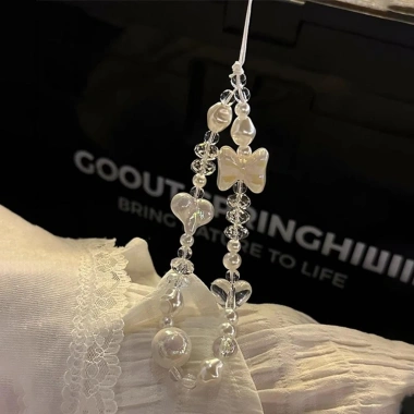 Ins Hàn Quốc Chống Mất - Ngọc Trai Dây điện thoại, móc chìa khóa, vòng tay điều chỉnh