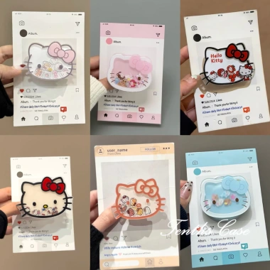 Ins Lắc Giá Đỡ Mèo Hello Kitty Labubububu – Giá Đỡ Gấp Túi Khí Cho Điện Thoại 43.694₫