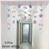 INS Rèm Vách Ngăn Trái Tim Nơ Trọng Dây Treo Trang Trí Cửa Sổ Bé Gái - 105.715₫ 5