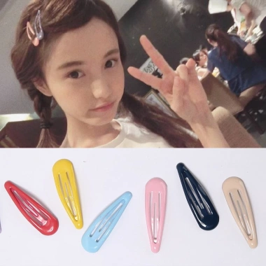 J015 10 chiếc Hàn Quốc - Macaron màu sắc, nhỏ giọt dầu, BB Clip, giá ưu đãi 14.865₫