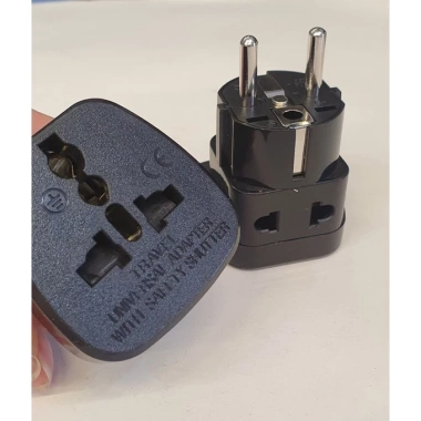 Jack phích điện EU đa năng 2 chân tròn lõi đồng - Du lịch, giá 1 chiếc 19.000₫ 4