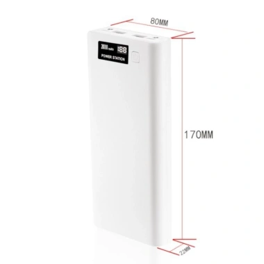 Jenniferac Case Sạc Nhanh 8 Cell 18.650 - Vỏ Power Bank Dễ Mang Theo cho 8x18.650 2