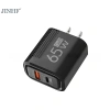 JINHF Sạc USB-C 65W GaN PD Huawei QC3.0 Du Lịch Power Adapter Tốc Độ Cao 42.100₫ 10