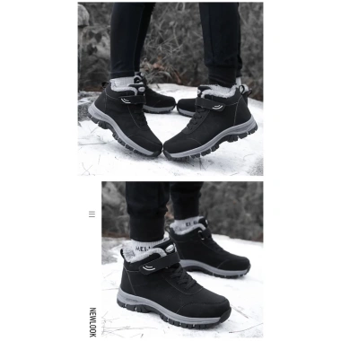 Jintoho 2.023 Giày Bốt Da Chống Thấm Nước Unisex, Ấm Áp Đường Dài, Giảm 398k 5