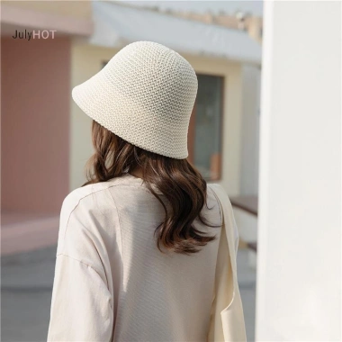 Julyhot Nữ Mũ Ngư Dân Hè Mỏng Che Nắng, Thể Hiện Mặt Nhỏ, Lưu Vực Massivedeals 8