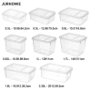 Jurhomie Bento Box 8 kích cỡ nắp lật - Hộp đựng thực phẩm nhựa, giá chỉ 30.140 VND