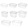 Jurhomie Bento Box 8 kích cỡ nắp lật - Hộp đựng thực phẩm nhựa, giá chỉ 30.140 VND 4