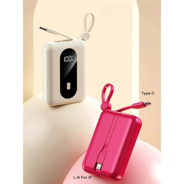 K97 Pin dự phòng 10.000mAh kèm cáp PD, sạc siêu nhanh, bảo hành 6 tháng - 95.000₫