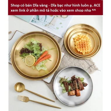 Kaiyo Dao Muỗng Nĩa Inox Vàng Gold cho Nhà Hàng, Quán Ăn - 14.900 VND 3