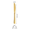 Kaiyo Dao Muỗng Nĩa Inox Vàng Gold cho Nhà Hàng, Quán Ăn - 14.900 VND 10