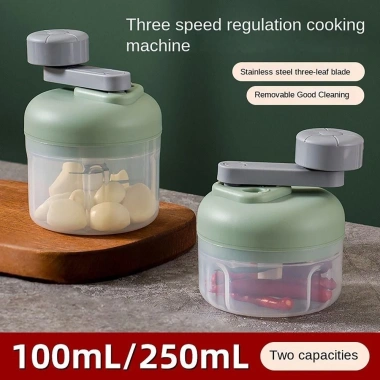 Kannell Tỏi Pounder Không Dây - Bộ Đồ Ăn Máy Xay Thực Phẩm 2 Tích 100ml/250ml, Tiết Kiệm Thời Gian, Giá Ưu Đãi 72.380₫ 3