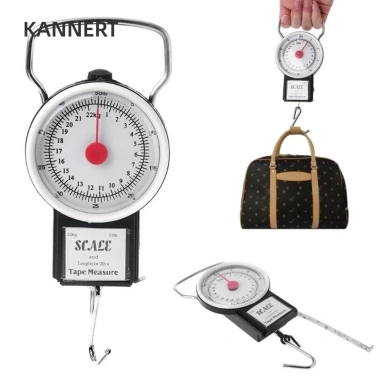 KANNERT Cân hành lý kỹ thuật số di động, băng đo, cân câu cá cầm tay - Giá chỉ 79.420₫