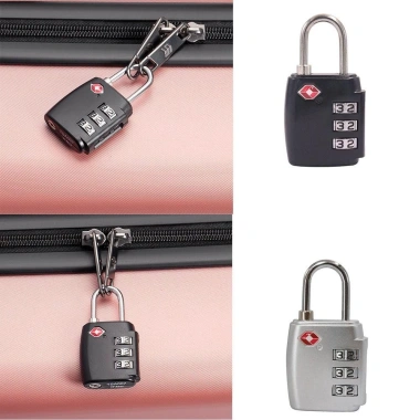 KANNERT Khóa 3 Chữ Số TSA Tủ Khóa Chống Trộm Mật Khẩu Hải Quan Vali Du Lịch 7