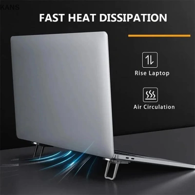 Kans Giá Đỡ Laptop Di Động Gập Lại Nvisible Riser - Làm Mát, Tiết Kiệm Không Gian 3