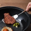 KATELV Bộ dụng cụ nấu ăn: Quả óc chó tay cầm gỗ, thìa thìa nĩa, dao kéo Giá 104k 2