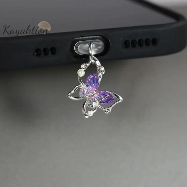 Kayaktion Mặt dây chuyền cắm bụi – Ngọc trai, kim cương nhân tạo, Type‑C, 38.170₫