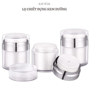 KAYFIA Lọ Đựng Kem Dưỡng Hút Chân Không 15/30/50/100g - Lọ Chiết Mỹ Phẩm 33.000₫