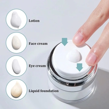 KAYFIA Lọ Đựng Kem Dưỡng Hút Chân Không 15/30/50/100g - Lọ Chiết Mỹ Phẩm 33.000₫