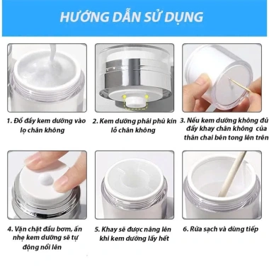 KAYFIA Lọ Đựng Kem Dưỡng Hút Chân Không 15/30/50/100g - Lọ Chiết Mỹ Phẩm 33.000₫ 4 KAYFIA Lọ Đựng Kem Dưỡng Hút Chân Không 15/30/50/100g - Lọ Chiết Mỹ Phẩm 33.000₫ 4
