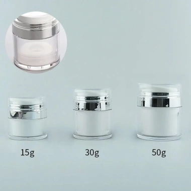 KAYFIA Lọ Đựng Kem Dưỡng Hút Chân Không 15/30/50/100g - Lọ Chiết Mỹ Phẩm 33.000₫