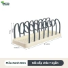 Kệ cài nắp vung nồi ECO đa năng, giá úp đĩa chảo, điều chỉnh khoảng cách - chỉ 32.000 VND 10