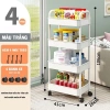 Kệ Đa Năng 3-4 Tầng Bánh Xe Di Chuyển - Đựng Đồ Nhà Bếp, Nhà Tắm, Spa, Hàng Loại 1 Dày Dặn, Cứng Cáp - Giá 93.000 VND 6