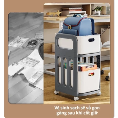 Kệ Đa Năng Mickey 2-3 Tầng Tiện Lợi - Giá Ưu Đãi 129.000 VNĐ, Bảo Quản Đồ Nhỏ Gọn 6